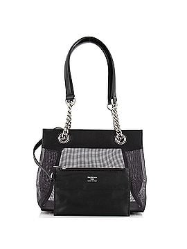 Balenciaga Duty Free Tote Mesh with Leather Small (view 2)