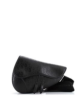Christian Dior Saddle Crossbody Bag Oblique Galaxy Leather Mini (view 2)