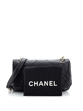 Chanel Twist Chain Enamel CC Flap Bag Quilted Lambskin Large (view 2)