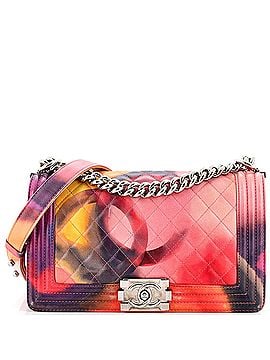 Chanel Flower Power Boy Flap Bag Quilted Lambskin Old Medium (view 1)