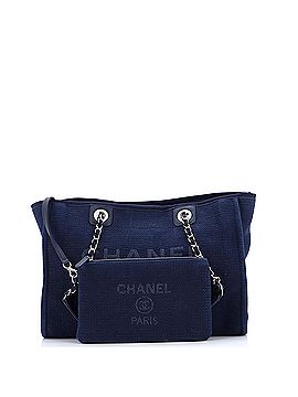 Chanel Deauville NM Chain Handle Tote Mixed Fibers Small (view 2)