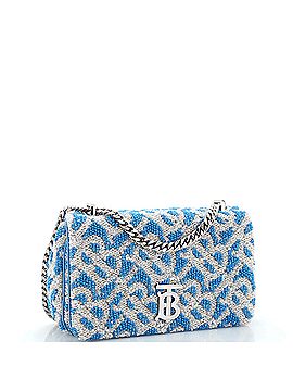 Burberry Lola Shoulder Bag TB Monogram Jacquard with Sequins Small (view 2)