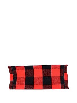 Christian Dior Book Tote Plaid Canvas Large (view 2)