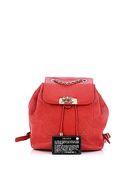 Chanel Data Center CC Flap Backpack Quilted Caviar Medium (view 2)