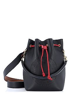 Fendi Mon Tresor Bucket Bag Perforated Leather Small (view 1)
