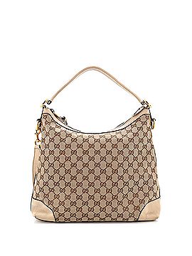 Gucci Miss GG Hobo GG Canvas with Leather Small (view 1)