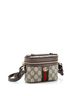 Gucci 100% Coated Canvas Brown Ophidia Top Handle Bag GG Coated Canvas Mini One Size - photo 2