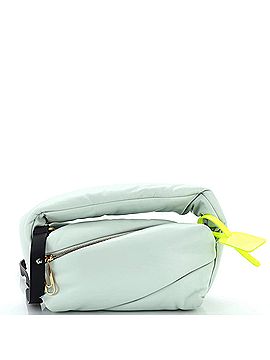 OFF-WHITE Pump Pouch Top Handle Bag Leather 19 (view 1)