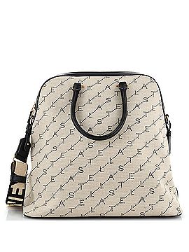 Stella McCartney Logo Convertible Zip Dome Tote Canvas Large (view 1)