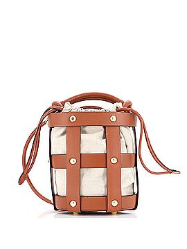 Salvatore Ferragamo Cage Bucket Bag Leather Small (view 1)