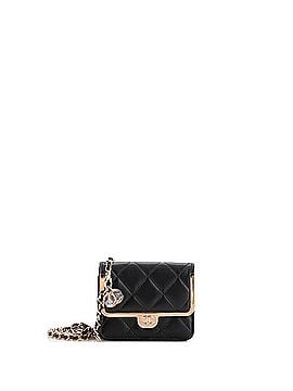 Chanel Metal Bar Chain Belt Bag Quilted Lambskin Mini (view 1)