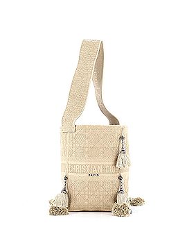 Christian Dior D-Bubble Bucket Bag Embroidered Canvas (view 1)