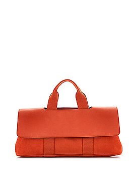 Hermès Valparaiso East West Bag Toile and Leather PM (view 1)