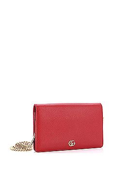 Gucci Petite GG Marmont Chain Wallet Leather Mini (view 2)