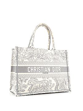 Christian Dior Book Tote Embroidered Canvas Medium (view 2)