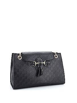 Gucci Emily Chain Flap Shoulder Bag Guccissima Leather Large (view 2)