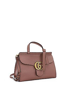 Gucci GG Marmont Top Handle Bag Leather Small (view 2)