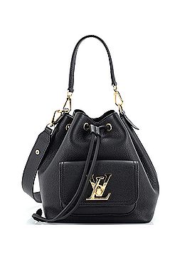 Louis Vuitton Lockme Pocket Bucket Bag Leather (view 1)