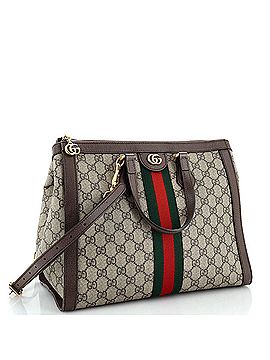 Gucci Ophidia Top Handle Tote GG Coated Canvas Medium (view 2)