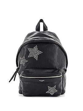 Saint Laurent City Backpack Studded Leather Mini (view 1)