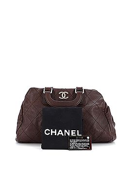 Chanel Outdoor Ligne Doctor Bag Quilted Caviar Large (view 2)