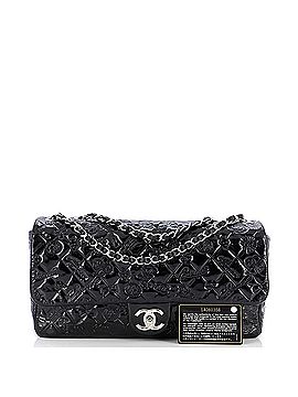 Chanel Lucky Symbols Flap Bag Embossed Patent Jumbo (view 2)