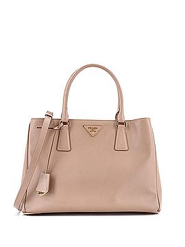 Prada Double Zip Lux Tote Saffiano Leather Medium (view 1)