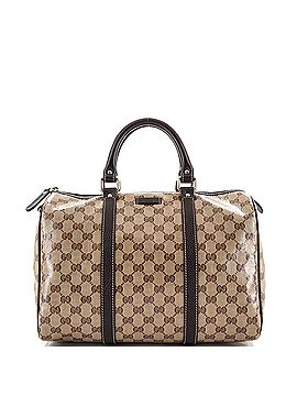 Gucci Joy Boston Bag (Outlet) GG Coated Canvas Medium (view 1)