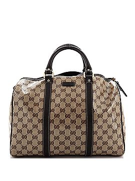 Gucci Joy Boston Bag (Outlet) GG Coated Canvas Medium (view 2)