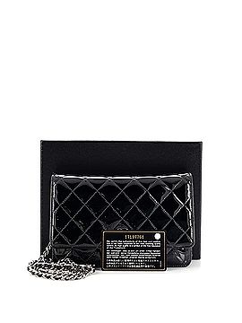 Chanel Wallet on Chain Quilted Patent (view 2)