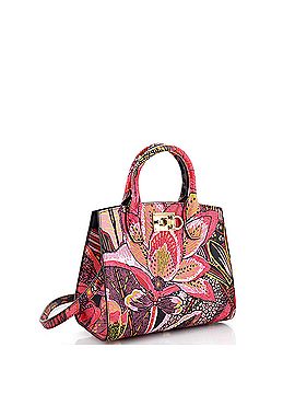 Salvatore Ferragamo Studio Satchel Printed Leather Mini (view 2)