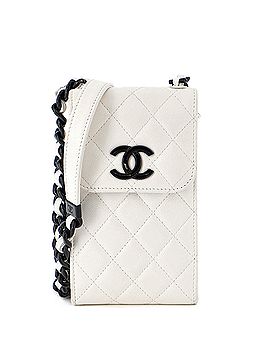 Chanel My Everything Phone Holder Crossbody Bag Quilted Caviar (view 1)