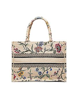Dior Medium Petite Fleurs Raffia Book Tote (view 2)