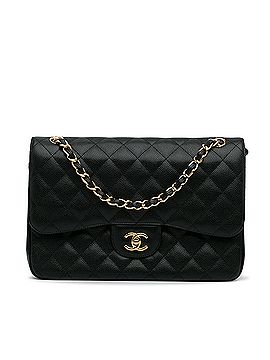 Chanel Jumbo Classic Caviar Double Flap (view 1)