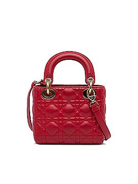 Dior Mini Cannage Lambskin Lady Dior (view 2)