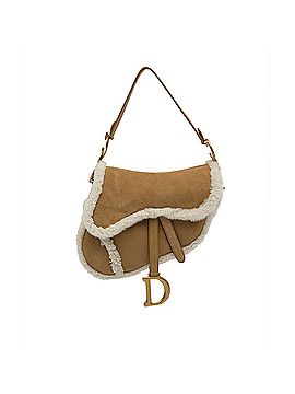 Dior Shearling Saddle Bag (view 1)