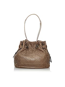 Dior Cannage Drawstring Bucket Bag (view 2)