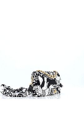Chanel Deer Coco Flap Bag Quilted Printed Fabric Small (view 2)