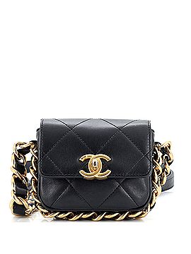 Chanel Framing Chain Flap Bag Quilted Calfskin Mini (view 1)