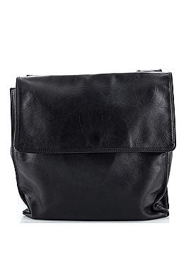 Chanel Vintage CC Flap Messenger Bag Embossed Leather (view 1)