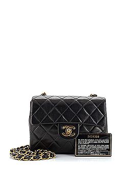 Chanel Vintage Square Classic Single Flap Bag Quilted Lambskin Mini (view 2)