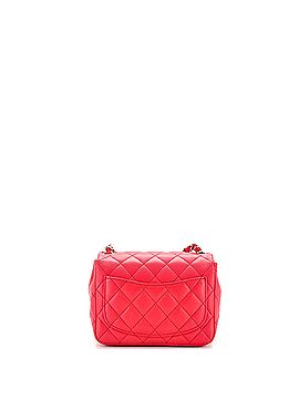 Chanel Square Classic Single Flap Bag Quilted Lambskin Mini (view 2)