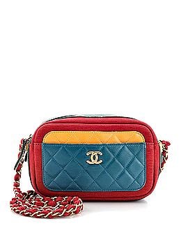 Chanel Paris-Hamburg Camera Case Quilted Lambskin with Jersey Mini (view 1)