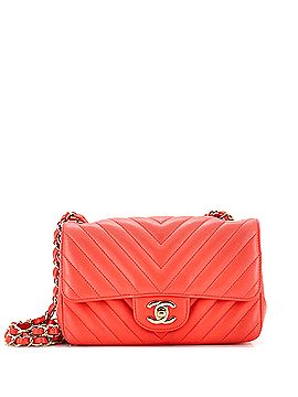 Chanel Classic Single Flap Bag Chevron Lambskin Mini (view 1)