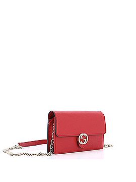 Gucci Interlocking Wallet on Chain (Outlet) Leather (view 2)