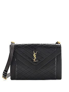 Saint Laurent Gaby Envelope Satchel Quilted Leather (view 1)