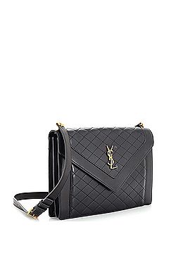 Saint Laurent Gaby Envelope Satchel Quilted Leather (view 2)