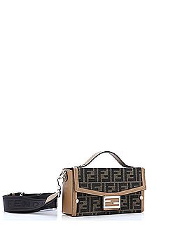 Fendi Baguette Soft Trunk Bag Zucca Canvas and Leather (view 2)