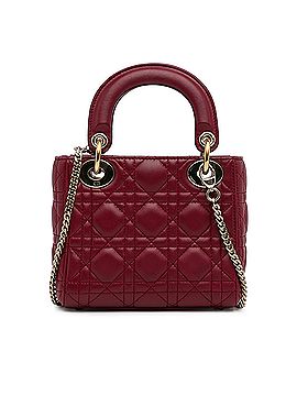Dior Mini Lambskin Cannage Lady Dior (view 2)