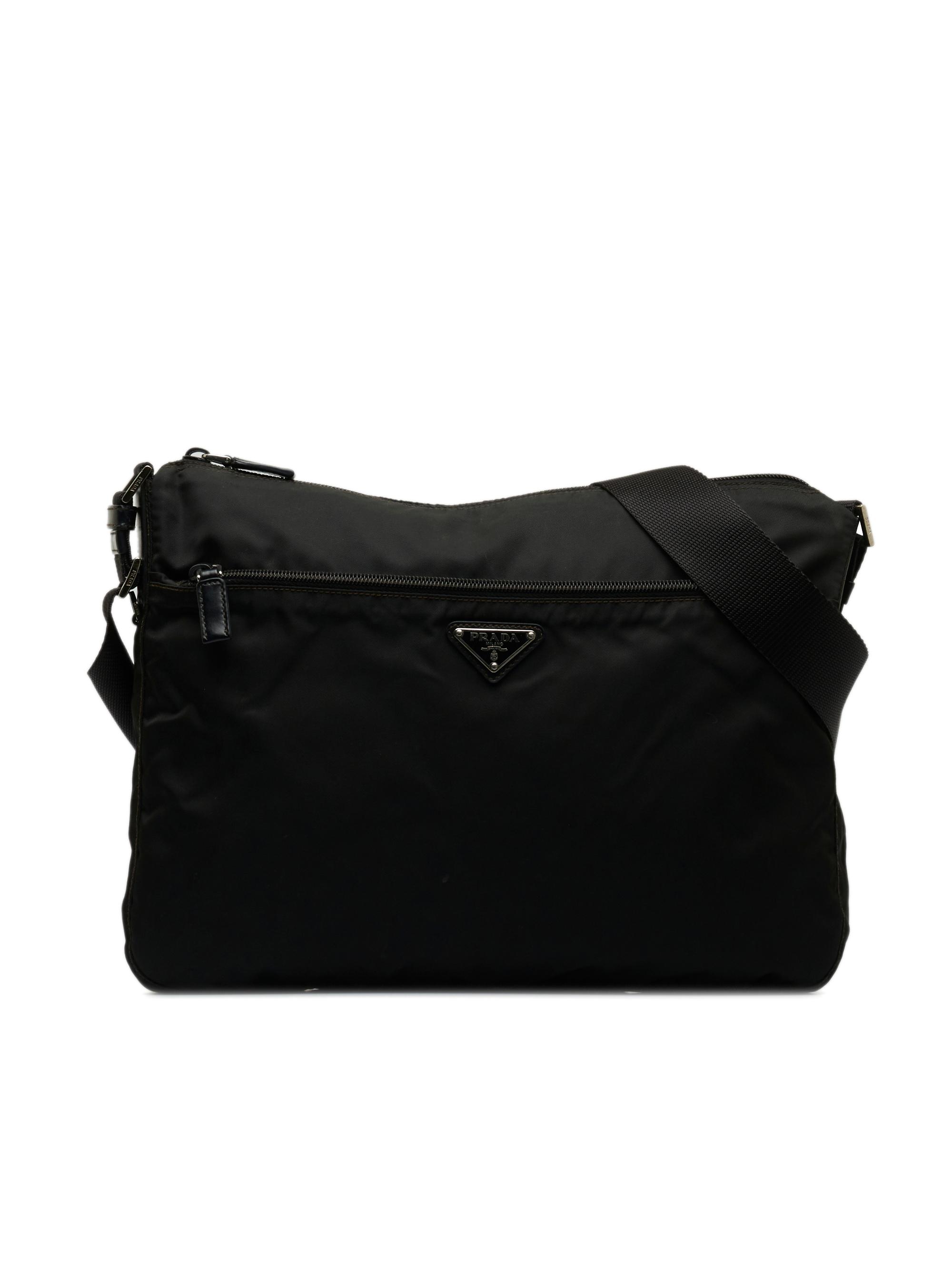 Prada 100 Nylon Black Tessuto Crossbody Bag One Size 37 off thredUP